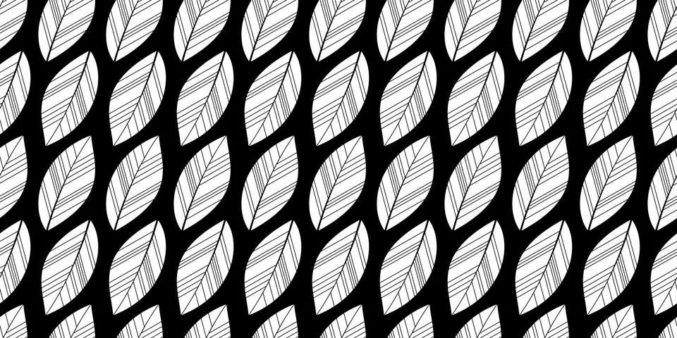 Leaves seamless background Stock Illustration