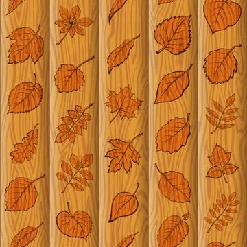 Leaves, Seamless Stock Illustration