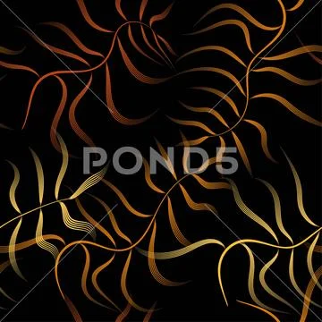 Leaves seamless. Leaf vector texture pattern background. Green leaves seamles 库存插图