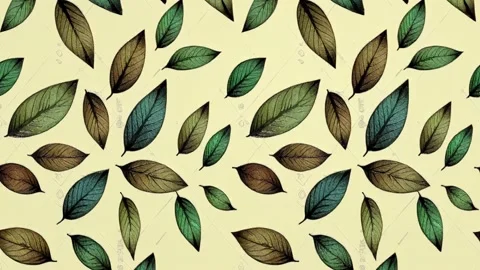 Leaves Seamless Loopable Animation Stock Footage 215444952