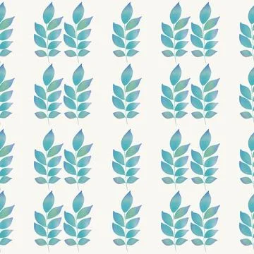 Leaves seamless pattern on background. Stock Illustration