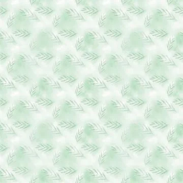 Leaves seamless pattern on background. Stock Illustration