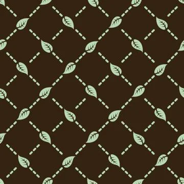 Leaves seamless pattern Stock Illustration