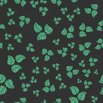 Leaves seamless pattern Stock Illustration