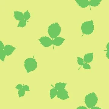 Leaves - seamless pattern Stock Illustration