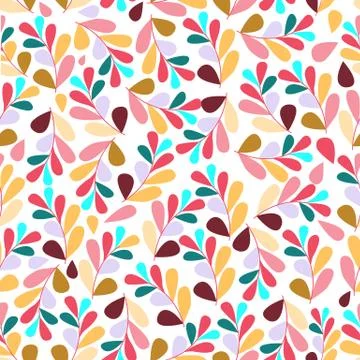 Leaves set isolated on white background Illustrazione stock