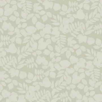 Leaves silhouette seamless pattern Illustrazione stock