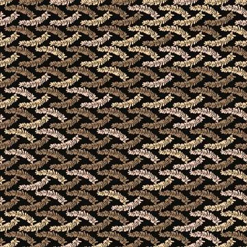 Leaves silhouettes seamless vector pattern in brown tones Stock-Illustration