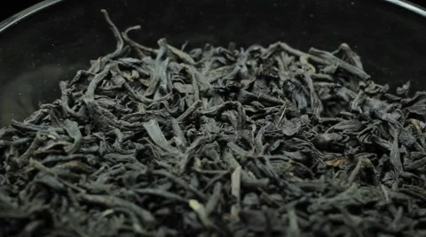 Leaves of tea, macro for goodtime drink Vidéo 61246363