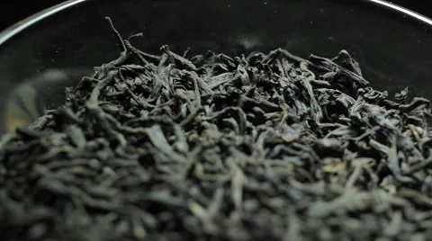 Leaves of tea, macro for goodtime drink Vidéo 61246457
