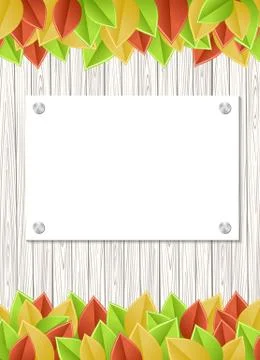 Leaves template Stock Illustration