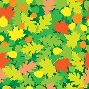 Leaves texture Stock Illustration