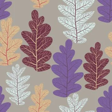 Leaves trend pattern Stock Illustration