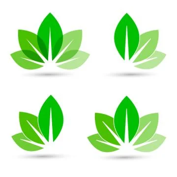 Leaves vector icon イラスト素材