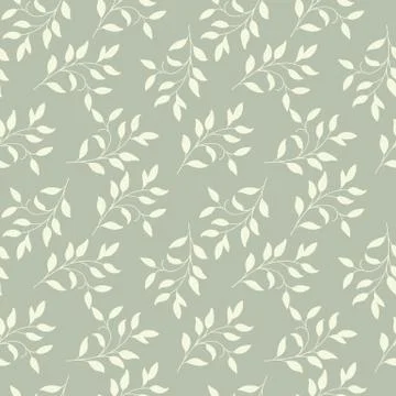 Leaves Vector Seamless Pattern design Stock Illustration