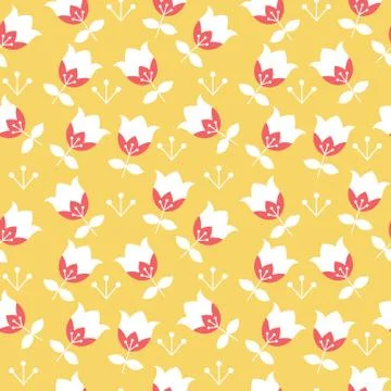 Leaves Vector Seamless Pattern design Stock Illustration