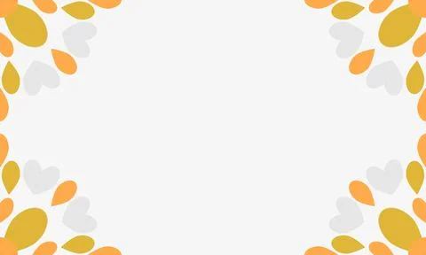 Leaves on a white background with space for text. Stock Illustration
