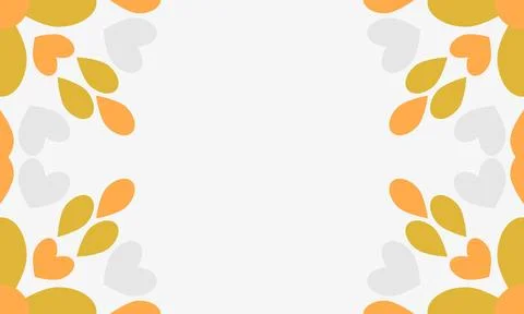 Leaves on a white background with space for text. Stock Illustration