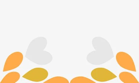 Leaves on a white background with space for text. Stock Illustration