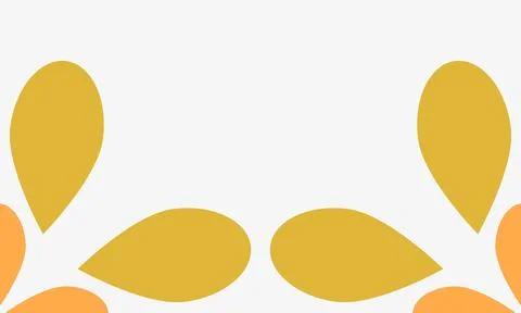 Leaves on a white background with space for text. Stock Illustration