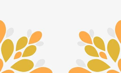Leaves on a white background with space for text. Stock Illustration