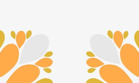 Leaves on a white background with space for text. Stock Illustration