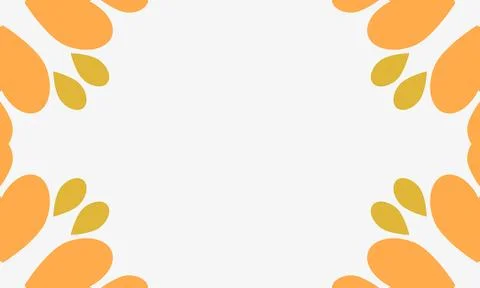 Leaves on a white background with space for text. Stock Illustration