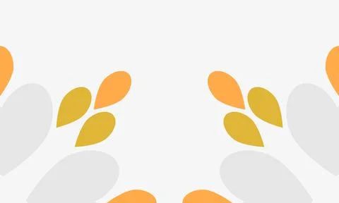 Leaves on a white background with space for text. Stock Illustration