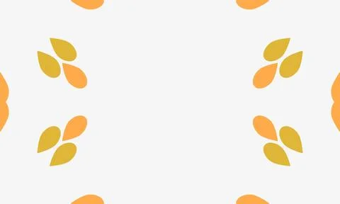 Leaves on a white background with space for text. Stock Illustration