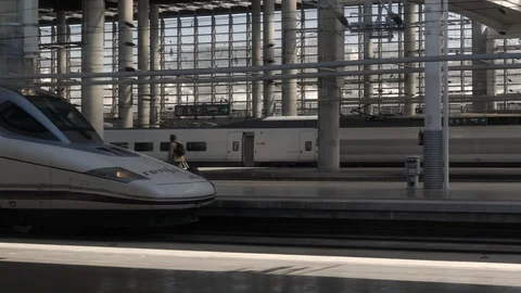 Leaving from Atocha Stock Footage 117482345