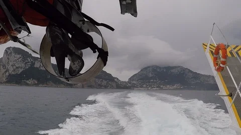 Leaving Capri Stock Footage 106399435