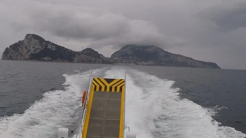 Leaving Capri Stock Footage 106399468