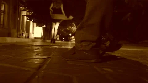 Leaving a card Stock Footage 18123792