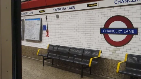 Leaving Chancery Lane Stock Footage 124223348