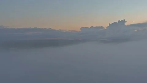 Leaving the Clouds Stock Footage 137606613