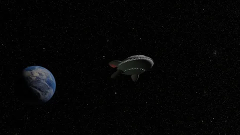 Leaving Earth Stock Footage 104070166