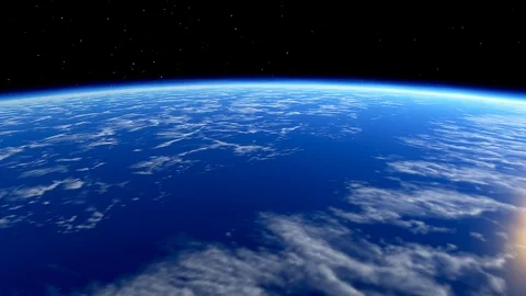 Leaving Earth. Stock Footage 123090139