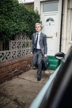 Leaving to go to Work Stock Photos
