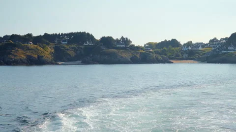 Leaving the island Stock Footage 56314187