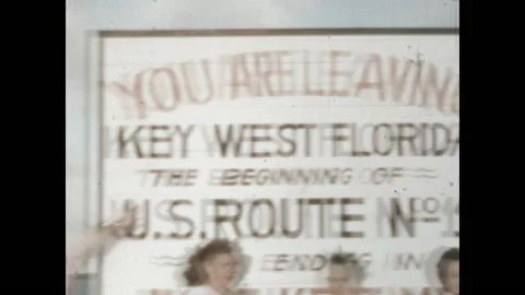 Leaving Key West 1948 Stock Footage 146051934