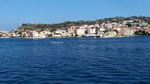 Leaving La Maddalena Stock Footage 167310643