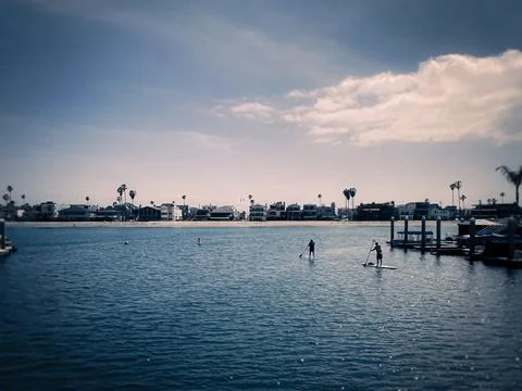Leaving Long Beach 스톡 사진