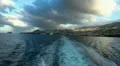 Leaving Madeira island with cruise ship 20110423 081103 HD Footage