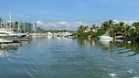 Leaving The Marina Stock Footage 149328531