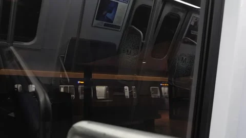 Leaving the Metro Station Stock Footage 146753491