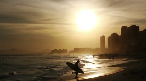 Leaving the ocean Stock Footage 49359444