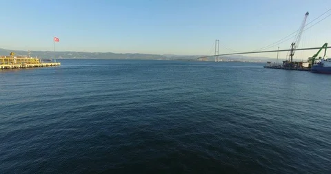 Leaving the Port In Turkey Stock Footage 129378526