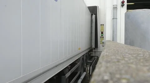 Leaving Truck Stock Footage 21763668