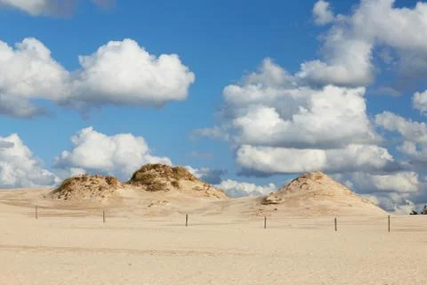 Leba sand dune Stock Photos