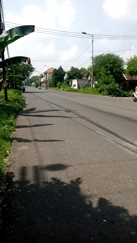 Lebaksono Street Mojokerto East Java Indonesia Stock Footage 221286231